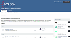 Desktop Screenshot of forum.norcom.pl